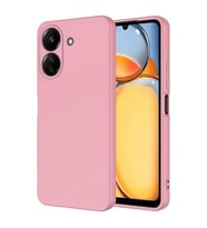 Coverzone Xiaomi Poco C65 ?le Uyumlu K?l?f Z-Mara Lansman Vieri Tam Koruma Arka Kapak Kamera Koruma �?k?nt?l? P�r�zs�z Y�zey Pembe