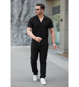 Erkek Ottoman Kumaş Pantolon Gömlek Takım
