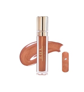 EDA LUXURY BEAUTY Nude Ten Rengi Acik Kahverengi Simli Dudak Parlaticisi Luks Parlak Hacimli Diamond Shine Lip Gloss E32
