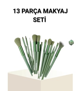 13’lü Profesyonel Makyaj Fırça Seti – Yumuşak Sen Kıllı, Tüm Cilt Tiplerine Uygun