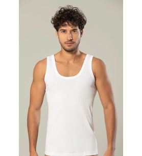 Erdem Erkek Ribana Klasik Askılı Atlet 1110 - 3 Adet (Beyaz)