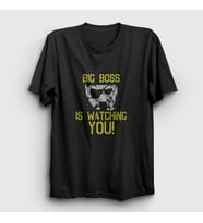 Presmono Unisex Siyah Big Boss Metal Gear Solid T-Shirt 463567tt
