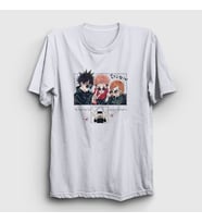 Presmono Unisex Beyaz Lost In Paradise V3 Jujutsu Kaisen T-Shirt 351978tt