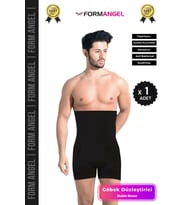 #BoxerKorse Göbek Düzleştirici Bel Basen Toparlayıcı Sıkılaştırıcı Duble Erkek Boxer Korse - q Adet