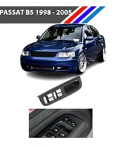Passat B5 Cam Anahtar Çerçevesi Sol Taraf Siyah Renk 1998 2005