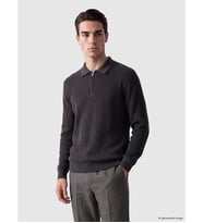 LC WAIKIKI Antrasit Polo Yaka Erkek Triko Kazak