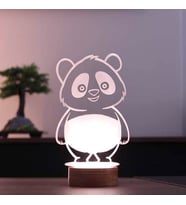 3 Boyutlu Sevimli Panda Lamba