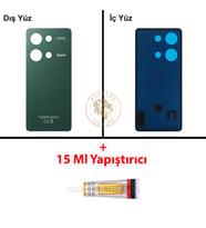 Xiaomi Redmi Note 13 Pro 4G Orman Yeşili Arka Pil Kapağı Batarya Kapağı + B-7000 Yapıştırıcı