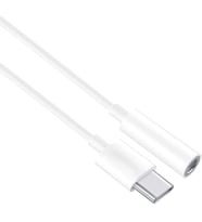 Type-c (USB C) to 3.5mm Aux Dönüştürücü Adaptör Kulaklık Dönüştürücü Beyaz