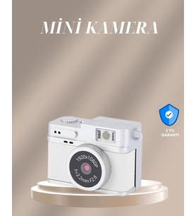 Northcity Vintage Dijital Kamera Cep Boy 1080p Full HD LED Destekli Mini Kamera