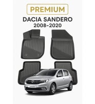 Dacia Sandero 2008-2020 Uyumlu 3D Oto Paspas Premium