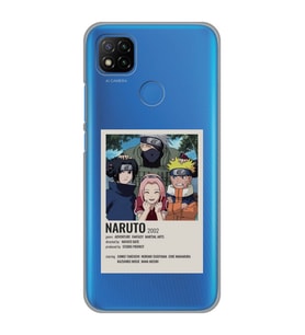 Redmi 9C / Redmi 10A Uyumlu Naruto Anime Desenli Şeffaf Telefon Kılıfı