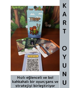 Yeni Sezon Eğlenceli Arkadaş Ortamı Aile Şans Komedi Strateji Beceri Geliştiren Kart Oyunu-Trap
