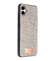 Onegif Samsung Galaxy A06 Bright Simli Kapak - Gold