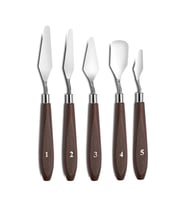 Metal Spatül Spatula 5li Set