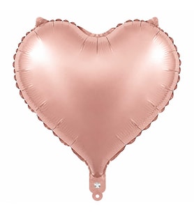 Kalp Folyo Balon Pembe (18 inc)
