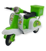 Çek Bırak Metal Vespa Motor 12 Cm - FY361A-12D-YEŞİL