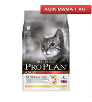 ProPlan Chicken Tavuklu Yetişkin Kedi Maması 1 Kg AÇIK