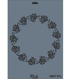New Seri N-574 Stencil 35X25 Cm