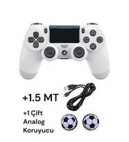 Playstation 4 DualShock Yeni Nesil V2 Gamepad + 1.5 MT Şarj Kablo + 1 Çift Analog Başlığı