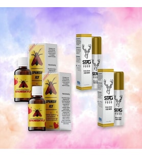 2 Kutu Spanish Fly Kadın Istek ve Destekleyici Damla 20ML+2 Kutu Orjinal Gecikme etkili Stag 9000 Sprey