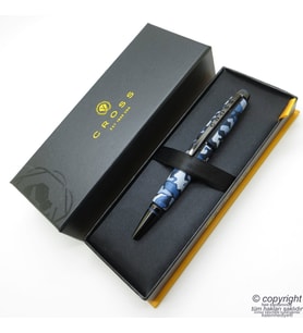 Cross Edge Camo Roller Kalem Mavi  Cross  İsme Özel Kalem