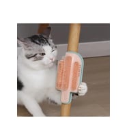 Kedi Boyun Kaşınma Fırçası Duvara Monte Köşe Kenar Tüy Toplayıcı Masaj Tarağı Oyuncak (Karışık)