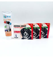 21-40 kg Köpekler için Parazit ürünü 3 adet + Multivitamin (Şeffaf)