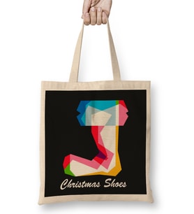 Colorful Christmas Shoes Bez Çanta Uzun Saplı