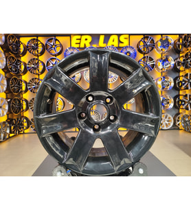 4 Adet VOLKSWAGEN OIJINAL 7*15 5*112 ET35 57.1 BLACK JANT REVİZE EDİLMİŞ (Takım)