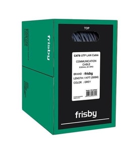 FRISBY FNW-CAT622 305MT 0.50MM 24AWG CAT6 UTP KABLO GRİ