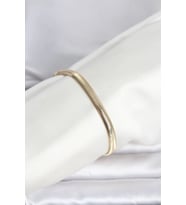 CM 14K Gold Renk Yassı Zincir Yılan Model Kadın Bileklik 5886