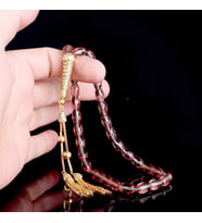 925 AYAR GÜMÜŞ PÜSKÜLLÜ ARPA KESİM SULTAN TAŞI TESBİH