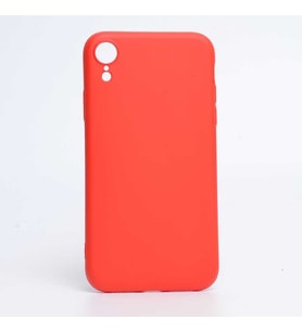 Apple iPhone XR 6.1" Kılıf İçi Kadife Özel Tasarım Esnek Yumuşak Pürüzsüz (Kırmızı)