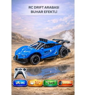 Drift Yarış Arabası Uzaktan Kumandalı Mavi