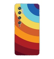 Xiaomi  Mi Note 10 Pro  Kamera Korumalı Kapak Renk Cümbüşü Tasarımlı Şeffaf  Kılıf