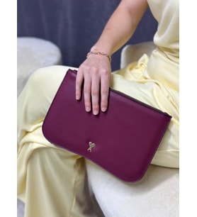 Kadın AA+ Kalite Clutch Çanta (Bordo)