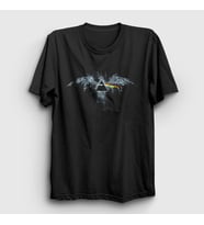 Presmono Unisex Siyah Eagle Pink Floyd T-Shirt 76408tt