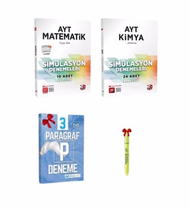 3D Yayınları AYT Matematik ve Kimya Simülasyon Denemeleri Tamamı Video Çözümlü