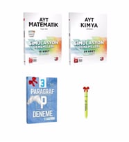 3D Yayınları AYT Matematik ve Kimya Simülasyon Denemeleri Tamamı Video Çözümlü