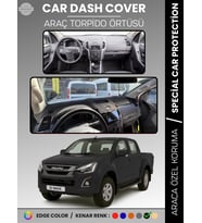 ISUZU D-MAX RT50 KASA (2012-2019) Torpido Örtüsü Ön Göğüs Koruma Torpido Koruma Tam Uyum Uv Koruma