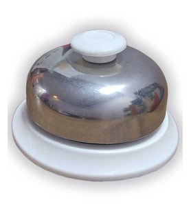 ZET Zeka Oyun-Resepsiyon-Restoran Zili Kaliteli Malzeme ve Ses 7,9x4,5 cm