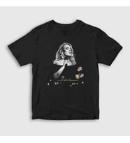 Presmono Unisex Çocuk Siyah Concert Poster Müzik Adele T-Shirt 474202tt