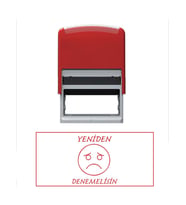 Kırmızı Öğretmen Kaşesi - Yeniden  Denemelisin 