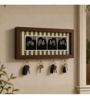 Kişiye Özel Photobooth Yatay Çerçeveli Anahtarlık – Sage
