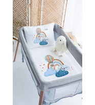 %100 Delux Pamuk Isme Özel 70x120 Park Yatak Nevresim Takımı