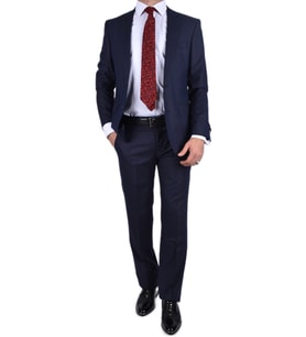 7028 JAN CARDİN 6 DROP TAKIM ELBİSE (Lacivert)