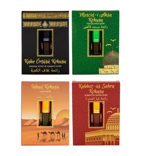 Kabe Örtüsü Kokusu Mescidi Aksa kokusu Uhud Kokusu Ve Kubbetül Sahra Kokusu Alkolsüz Esans 3ml