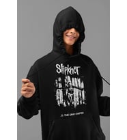 Slipknot Rock Metal Baskılı Unisex Oversize 5 The Gray Chapter Hoodie
