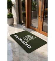 Valerine Life Kapı Önü Paspası 45x70cm Kaymaz Taban Dekoratif iç Dış Mekan Emlakçı Gayrimenkul Ofisi